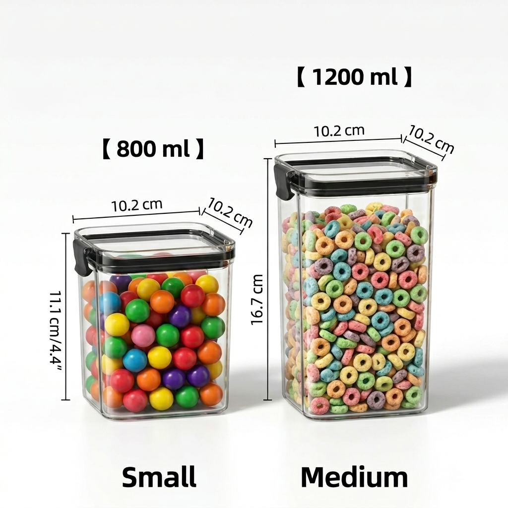 Air-Tight Kitchen Storage Jars