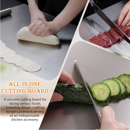Premium Stainless Steel Kitchen Chopping Board