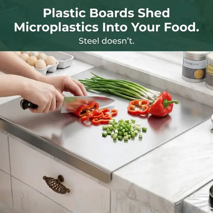 Premium Stainless Steel Kitchen Chopping Board