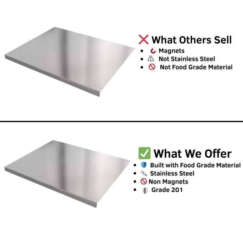 Premium Stainless Steel Kitchen Chopping Board